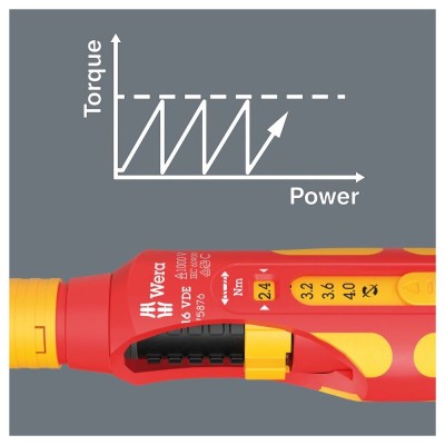 11 dalių atsuktuvų rinkinys elektrikams WERA Safe-Torque Speed Basic 2