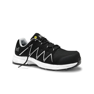 Batai ELTEN Speedy black-silver Low ESD S3, juodi 48